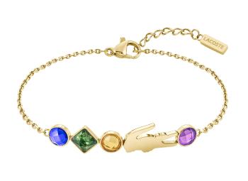 Lacoste Brățară la modă placată cu aur cu crocodil Deva 2040361
