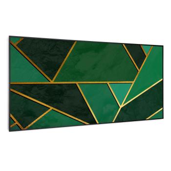 Klarstein Wonderwall Air Art Smart, încălzitor cu infraroșu, linie verde, 120 x 60 cm, 700 W