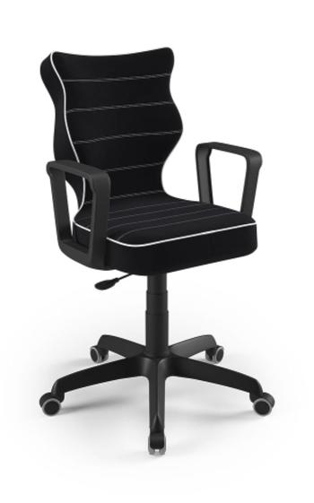 Scaun de birou ajustabil pe înălțime 146-176,5 cm - negru