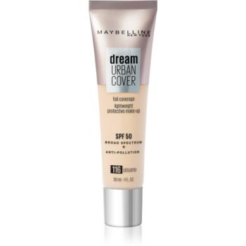 Maybelline Dream Urban Cover fond de ten cu acoperire ridicată culoare 116 Sesame 30 ml