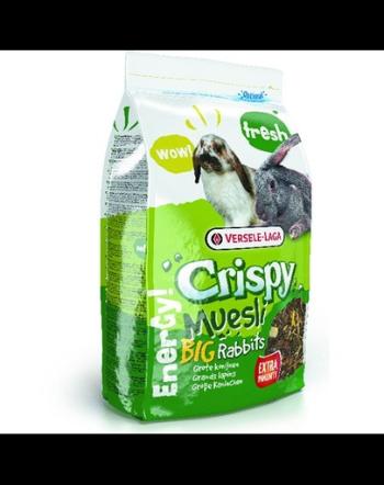 VERSELE-LAGA Crispy Muesli Big Rabbits Hrana pentru iepuri mari, varietate de ingrediente 2,75 kg