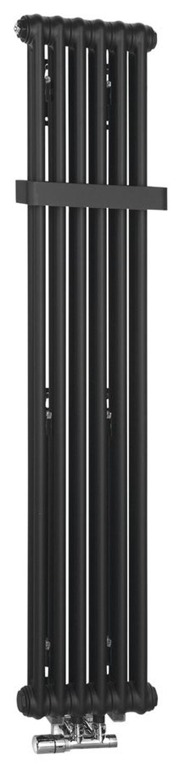 SAPHO - FEDE vykurovacie teleso 1500x306, 6 segmentov, čierna mat IR191