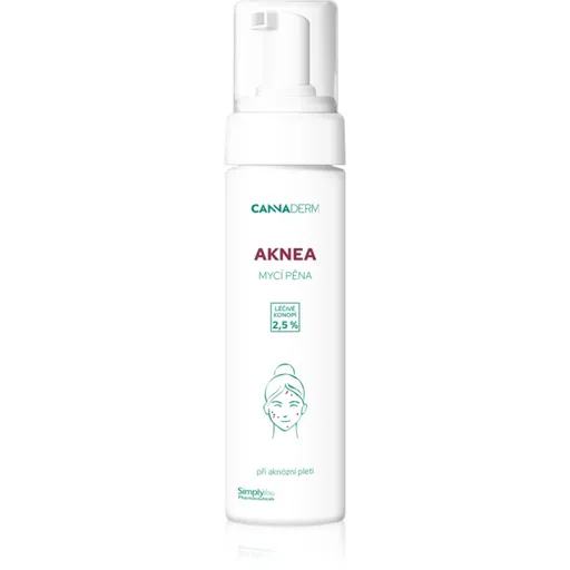 Cannaderm Aknea Washing Foam spuma de curatare pentru pielea problematica 180 ml