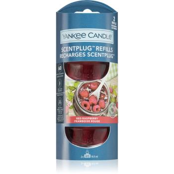 Yankee Candle Red Raspberry Refill rezervă pentru difuzorul electric 2x18,5 ml