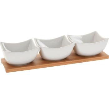 Set servire aperitive EH Bamboo, 4 buc.