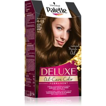 Schwarzkopf Palette Deluxe Culoare permanenta pentru par culoare 4-65 Dazzling Brown 1 buc