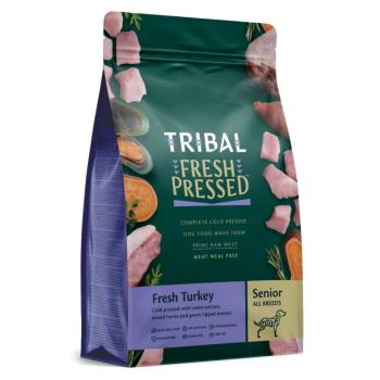 TRIBAL Fresh Pressed Turkey Senior granule pre psích seniorov 1 ks, Hmotnosť balenia (g): 12 kg