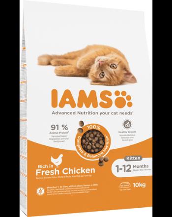 IAMS for Vitality Hrana uscata pentru pisoi, cu pui 10 kg