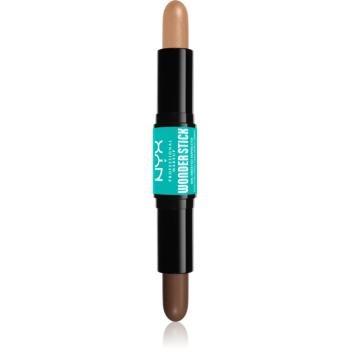 NYX Professional Makeup Wonder Stick Dual Face Lift baton pentru dublu contur culoare 05 Medium Tan 2x4 g