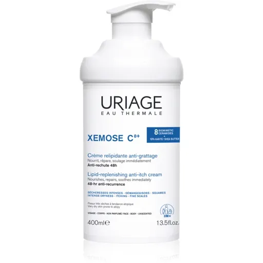 Uriage Xemose C8+ Lipid-Replenishing Anti-Irritation Cream crema lipida regeneranta impotriva iritatiilor pentru piele foarte sensibila sau cu dermati
