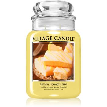 Village Candle Lemon Pound Cake lumânare parfumată 602 g