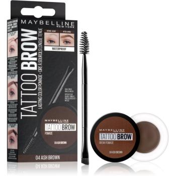 Maybelline Tattoo Brow gelová pomáda na obočí odstín 04 Ash Brown 3,5 ml