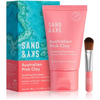 Sand & Sky Australian Pink Clay Porefining Face Mask mască detoxifiantă pentru pori dilatati 30 g