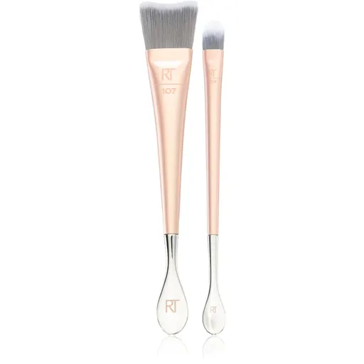 Real Techniques Skincare Brush Duo set perii machiaj 2 buc