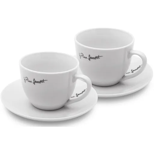 Lamart LT9207 Set de 2 cești cu farfurioare Kafee,300 ml