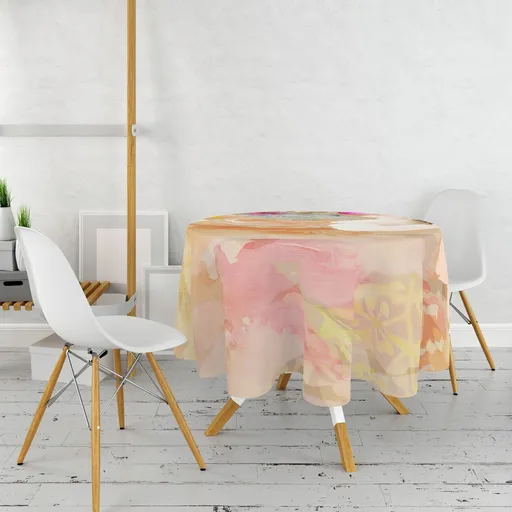 Fata de masa, Hermia, 994PRL1130, Diametru: 160 cm, Multicolor