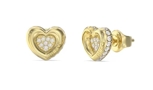 Guess Cercei inimioare cu cristale L.O.V.E. JUBE05466JWYGT/U