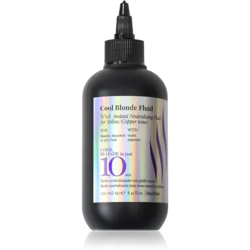 FarmaVita Backbar fluid de tonifiere pentru nuante inchise de blond 250 ml