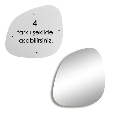 Oglinda decorativa, Hanah Home, Soho, 58x75 cm, Auriu