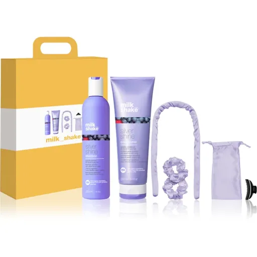 milk_shake® Silver Shine set cadou pentru parul blond cu suvite 1 buc