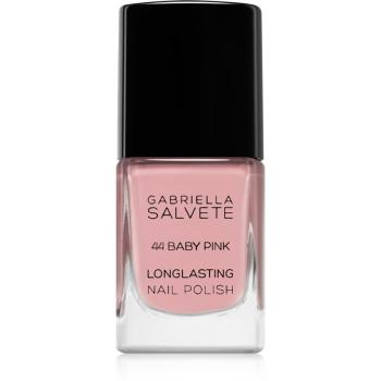 Gabriella Salvete Longlasting Enamel lac de unghii cu rezistenta indelungata lucios culoare 44 Baby Pink 11 ml