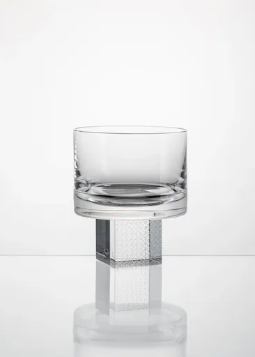 Lukáš Houdek a HG atelier s.r.o. Pahar de whisky CUBE, transparent - Lukáš Houdek