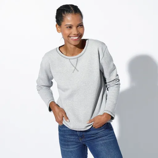 Hanorac scurt din molton periat