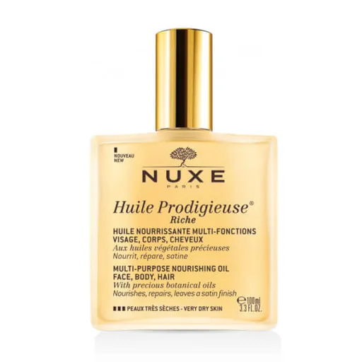 Nuxe Ulei uscat multifunctional pentru pielea foarte uscată Huile Prodigieuse Riche (Multi-Purpose Nourishing Oil) 100 ml