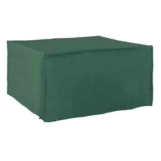 Husă de protecție rezistentă la intemperii Outsunny pentru mobilier de grădină din material Oxford, Verde, 135x135x75cm | Aosom Romania