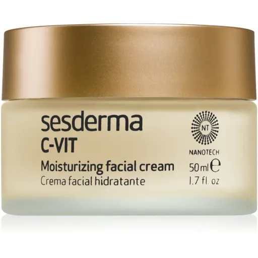 Sesderma C-Vit crema de fata hidratanta anti-îmbătrânire cu vitamina C 50 ml