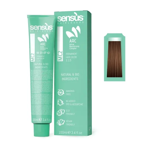 Vopsea de Par Permanenta Sensus MC2 7.43, 100 ml