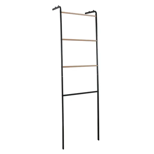 Cuier tip scară BUBY, metal, negru