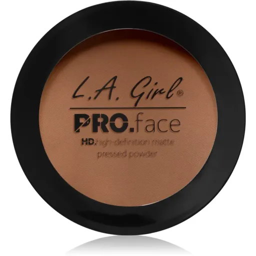 L.A. Girl Cosmetics PRO. Face HD pudra compacta cu efect matifiant culoare Medium Beige 7 g