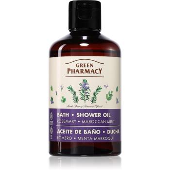 Green Pharmacy Rosemary & Moroccan Mint Bath Oil Ulei pentru dus hranitor 250 ml