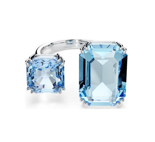 Swarovski Inel deschis de lux cu cristale albastre Millenia 5694141 52 mm