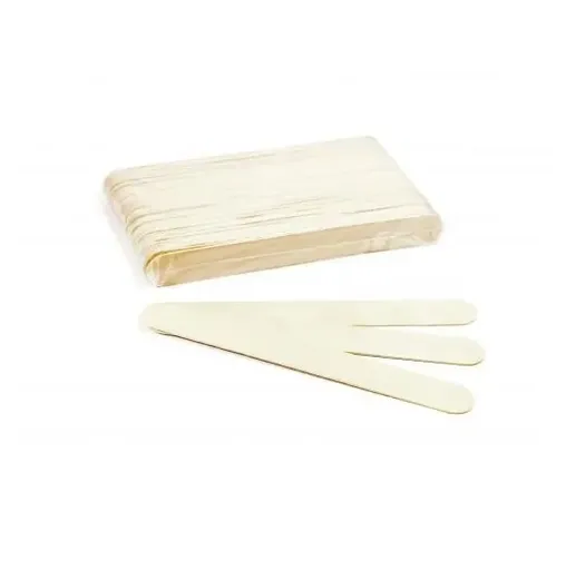 Spatula Lemn ItalWax Full Body 200 x 24 x 1.6 mm, 60 buc