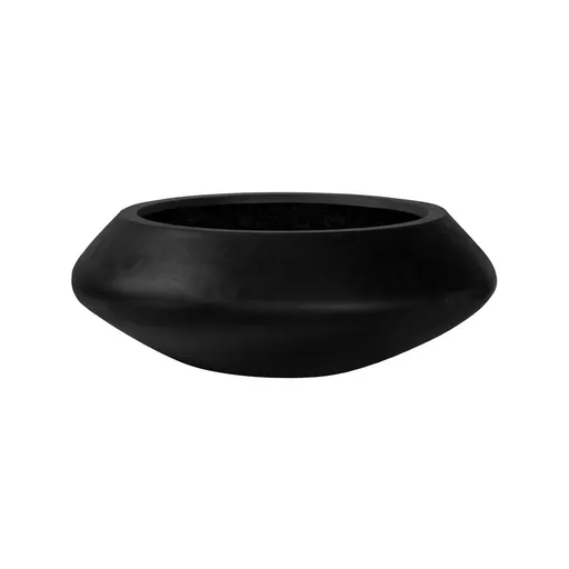 Pottery Pots Ghiveci de flori Tara, culoare negru, dimensiuni multiple - PotteryPots Mărime: XL - v. 37.5 cm, ⌀ 100 cm