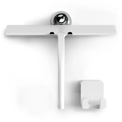 Gütewerk by blumfeldt Blaze, racleta de dus, 28 cm, capac din silicon, miez din inox, design modern