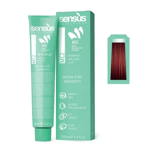Vopsea de Par Permanenta Sensus MC2 6.55, 100 ml