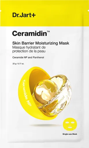 Dr. Jart+ Mască de față hidratantă și fortifiantă Ceramidin (Skin Barrier Moisturizing Mask) 22 g