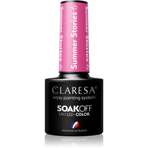 Claresa SoakOff UV/LED Color Summer Stories lac de unghii sub forma de gel culoare 6 5 g