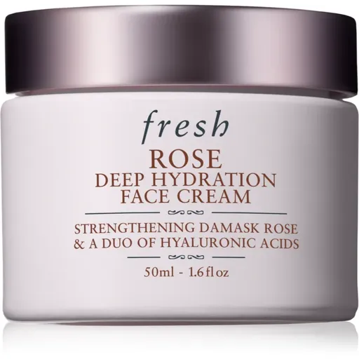 fresh Rose Deep Hydration Face Cream crema de fata hidratanta cu acid hialuronic 50 ml