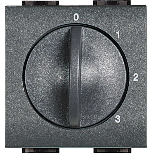 Selector rotativ 4 pozitii Bticino Living Light L4016, antracit