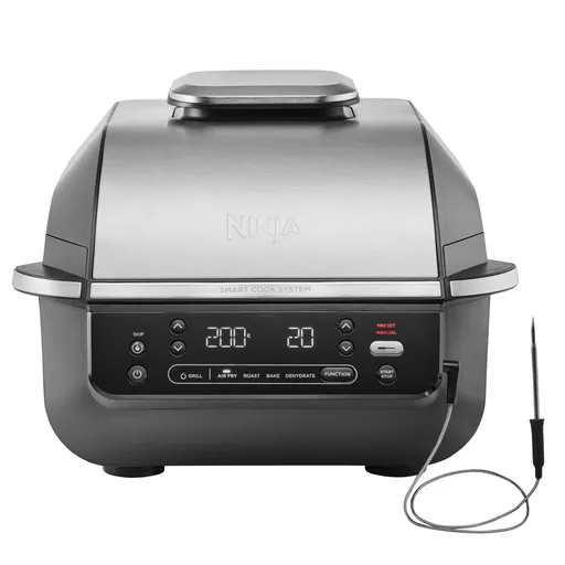 Friteuza cu aer cald si grill 5in1 Ninja Foodi Smart EG351EU, 1760W, 5.7 L, Pana la 4 portii, 5 moduri, Cyclonic Air, Smart Cook, Acoperire ceramica,