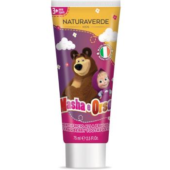 Masha & The Bear Kids Pasta de dinti pentru copii. cu aroma de capsuni 75 ml