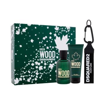 Dsquared² Green Wood - EDT 100 ml + gel de duș 100 ml + breloc