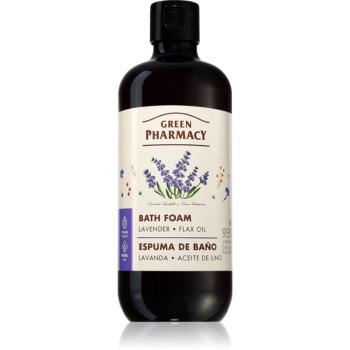 Green Pharmacy Lavender & Linseed Oil Bath Foam spuma de baie cu lavanda 500 ml