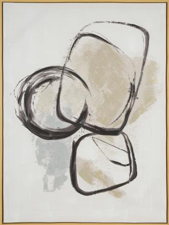 ArtFir Obraz ART 579 | béžová/čierna 60 x 80 cm