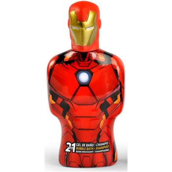 Marvel Avengers Bubble Bath & Shampoo sampon si spuma de baie 2 in 1 pentru copii Iron Man 350 ml