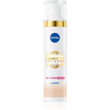 NIVEA Luminous 630 Anti Spot crema CC iluminatoare SPF 30 culoare Light 40 ml